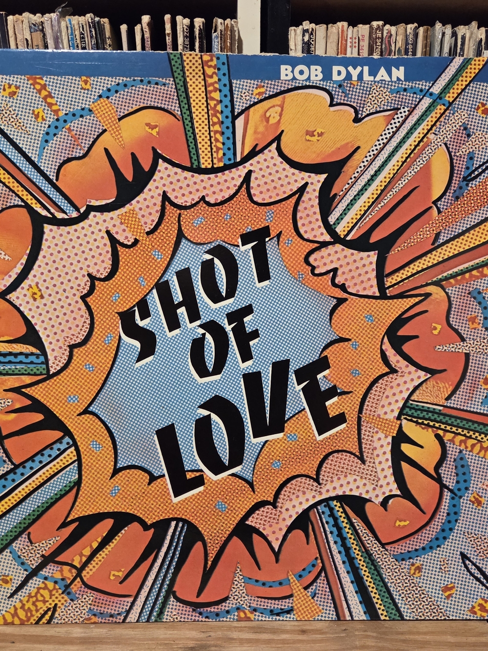 Bob Dylan "Shot of Love" Vinyl vintage 81 UK